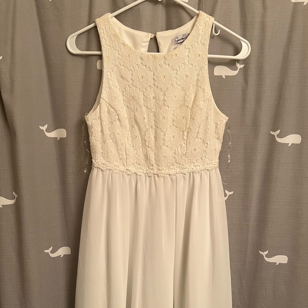 White Speechless dress